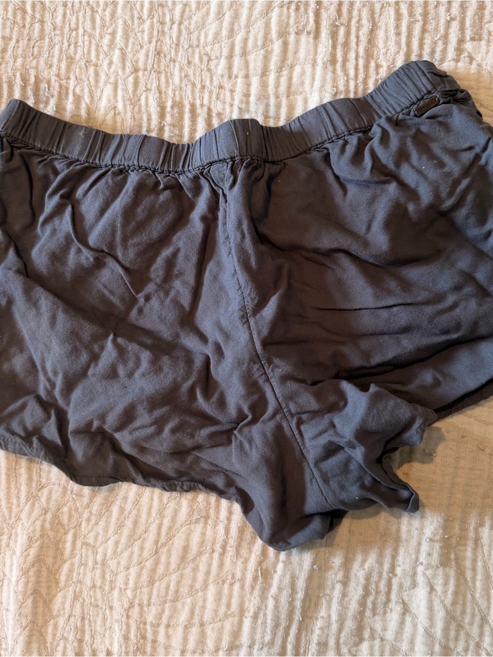 O'Neill Women's Dark Gray faux wrap Shorts